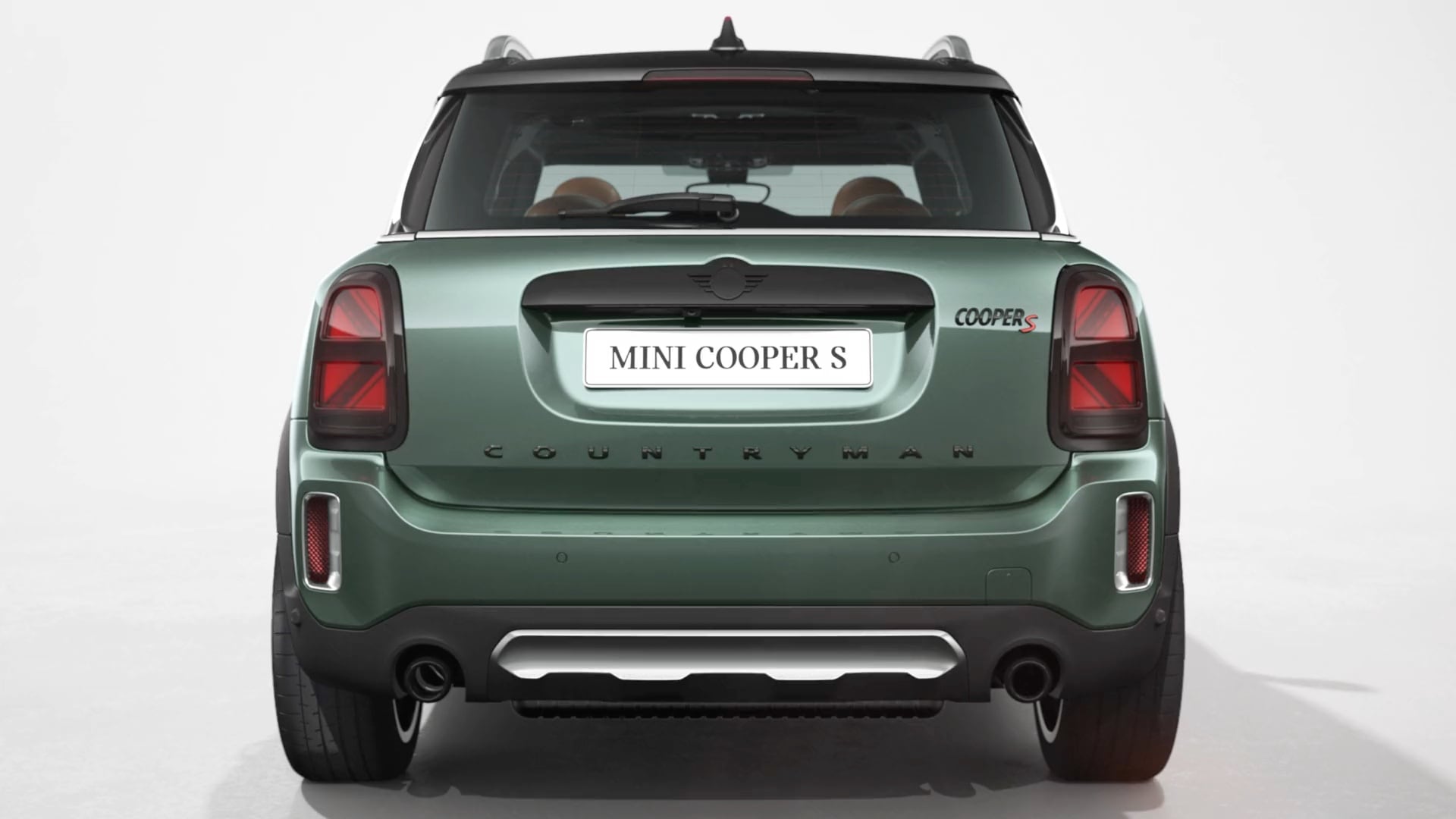 MINI Countryman – front view – green and black