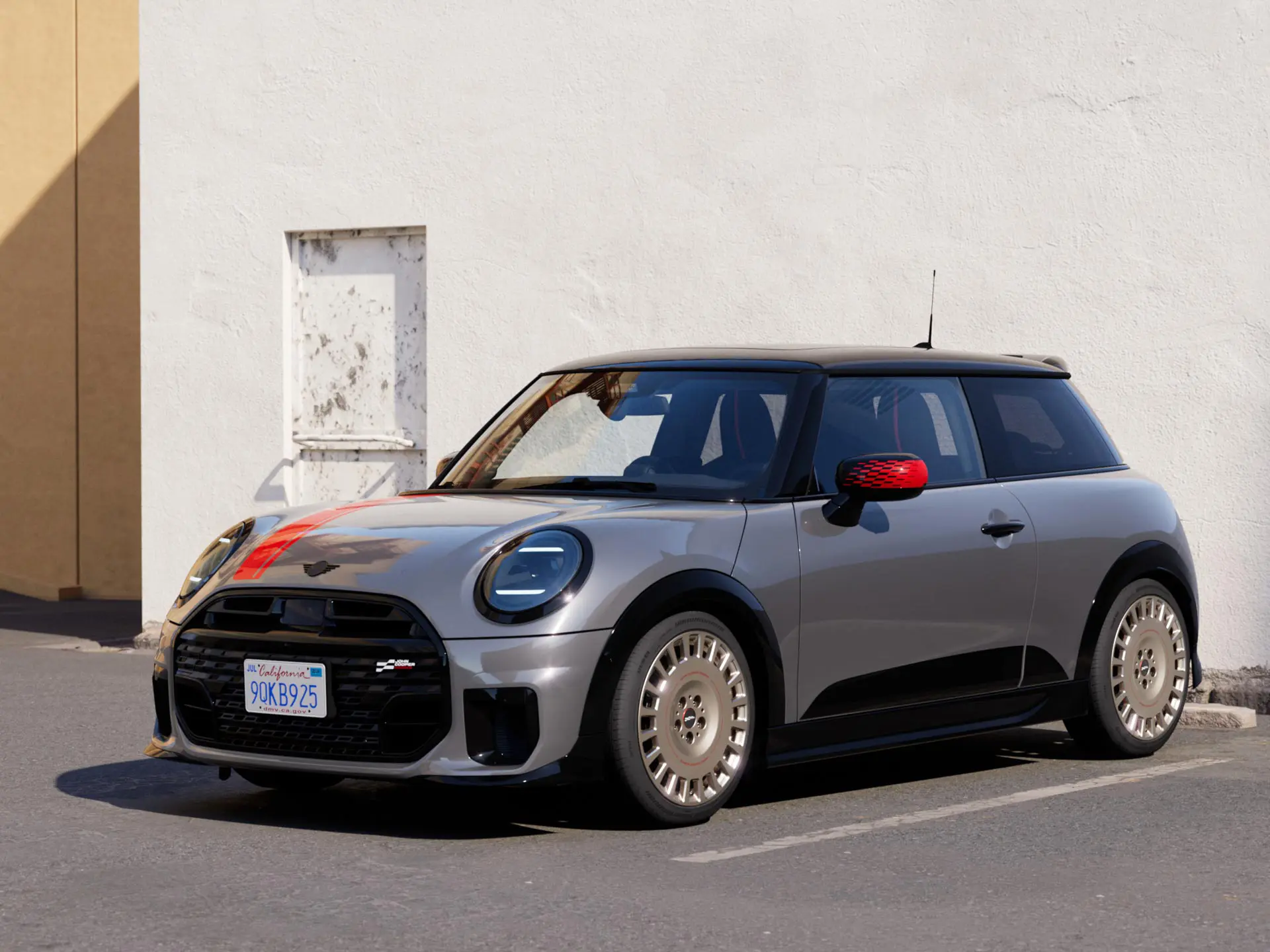 Side view of MINI Cooper
