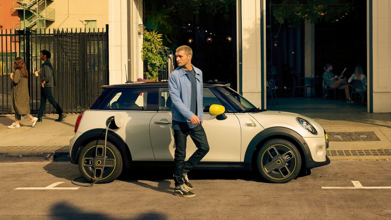 Mini cooper sale charging station